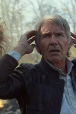Leather Jacket Han Solo in Star Wars: The Force Awakens (2015)