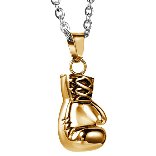 Shields of Strength Men's 14K Gold Plated or Stainless Steel Boxing Glove  Necklace Pendant Chain Philippians 4:13 Bible Verse Christian Jewelry Gifts  | Amazon.com