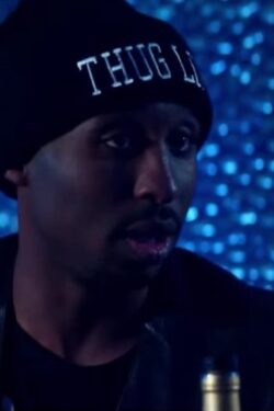 Thug Life beanie hat Tupac Shakur in All Eyez on Me (2017)