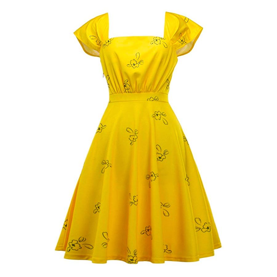 yellow summer dress