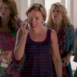 Striped Tank Top Scarlett Johansson in Rough Night 2017