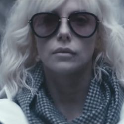 Charlize Theron's sunglasses in Atomic Blonde (2017)