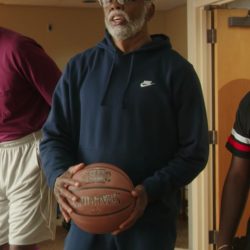 Blue hooded Nike sweater Kyrie Irving in Uncle Drew (2018)