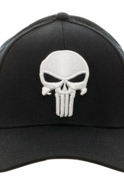 Marvel The Punisher Skull logo flex cap