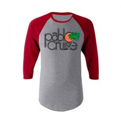 Step Brothers Pablo Cruise Adult Gray and Maroon Raglan T-Shirt