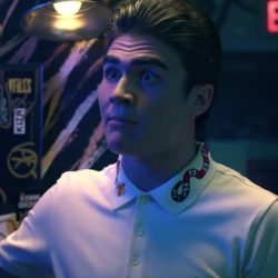 Snake collar polo shirt Harrison Holzer in The After Party (2018)