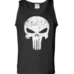 The Punisher Movie Skull Logo Black Tank Top Sleeveless Shirt