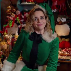 Green elf costume Emilia Clarke in Last Christmas