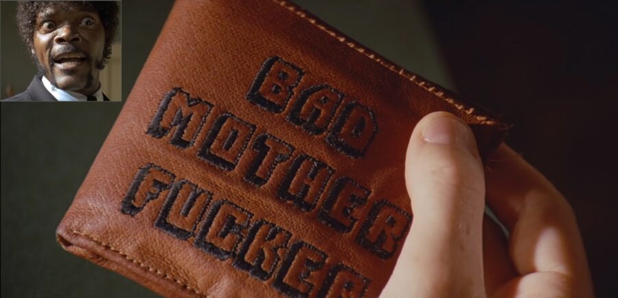 Bad Mother F*cker Wallet from Pulp Fiction