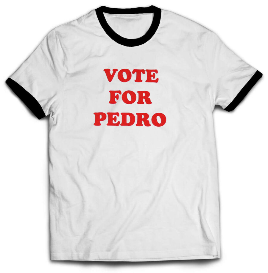 Napoleon Dynamite Vote For Pedro T-shirt - White - 2X