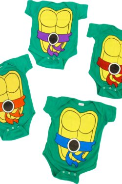 TMNT Green Costume Infant Baby Romper - Green - Raphael