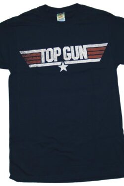 Top Gun Logo T-shirt - Navy - 2X