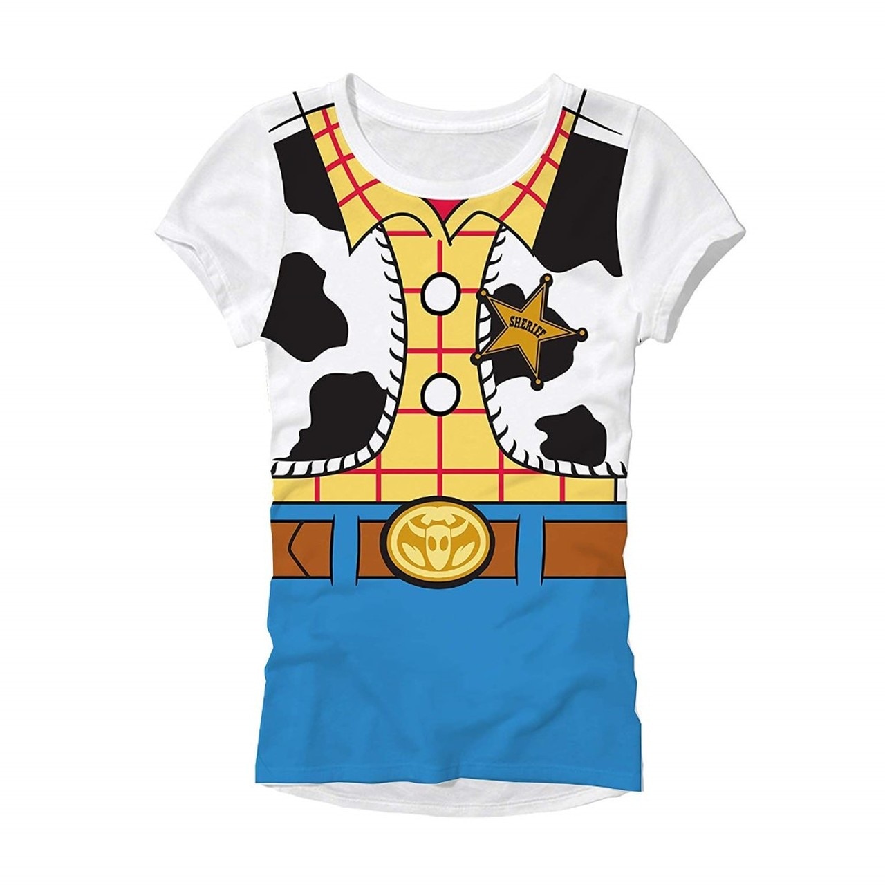 Toy Story Woody Costume Juniors T-Shirt