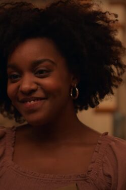 Golden Hoop Earrings Mallori Johnson in The Other Zoey