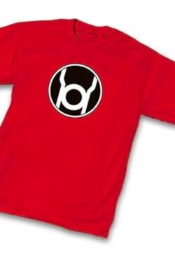Green Lantern Red Lantern Corps Symbol Red Adult T-Shirt