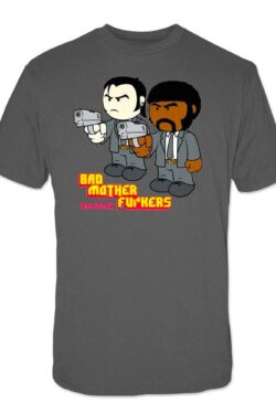 Pulp Fiction Bad Mother Fcker Text T-Shirt Tee