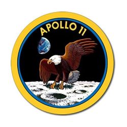 Apollo 11 Mission Sticker in Fly Me to the Moon