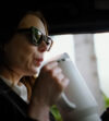 Filp Straw Tumbler Emma Stone in Bugonia