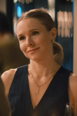 Initial J Pendant Necklace Kristen Bell in Nobody Wants This