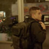Black backpack worn by Rami Malek as Elliot Alderson in Mr Robot